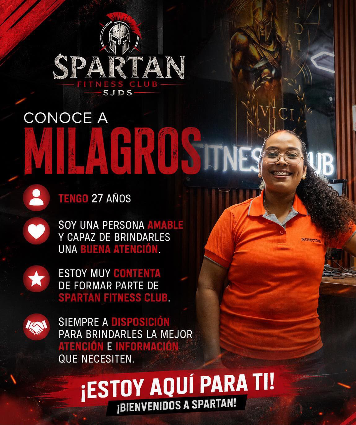 Milagros — Spartan Fitness Club SJDS